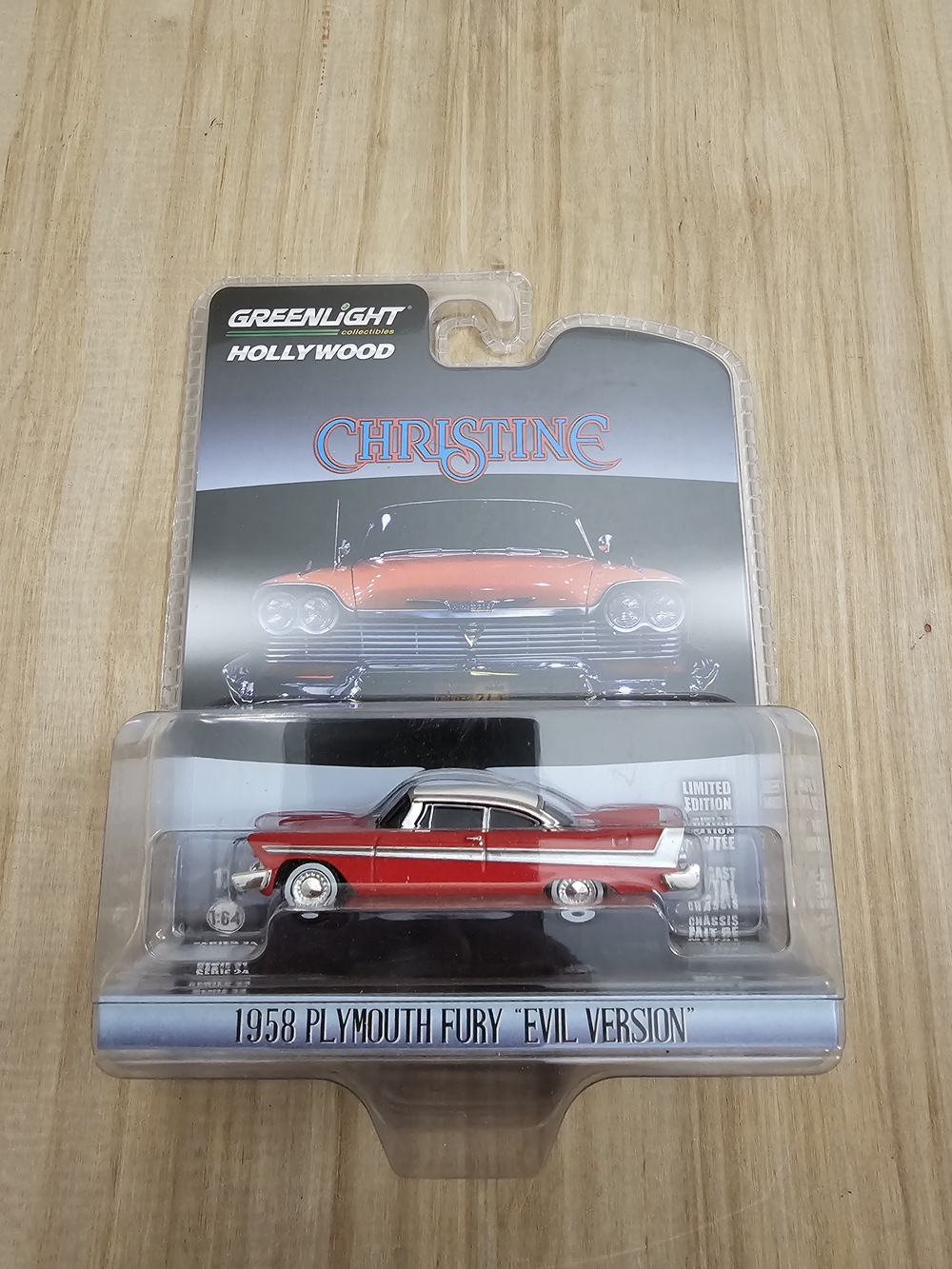1958 Christine Plymouth Fury 'Evil Version' Die-Cast Car - Red